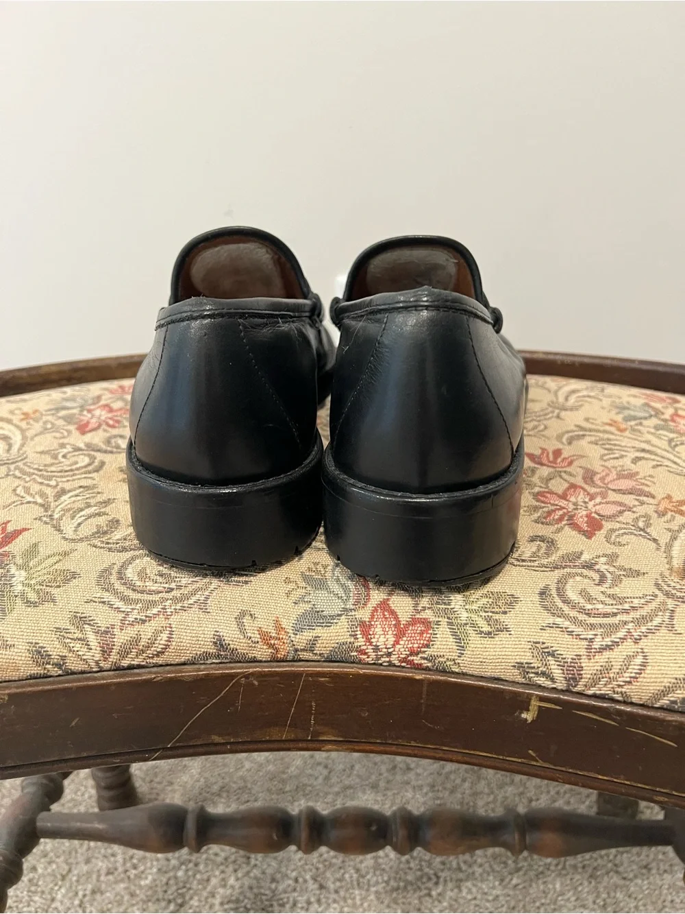Gucci black leather
